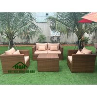 Sofa nhựa giả mây chất lượng giá siêu rẻ tại Hồng Gia Hân