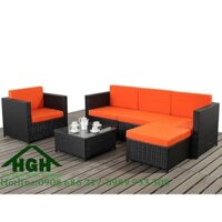 sofa nhựa giả mây giá tại xưởng S300