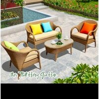 SOFA NHỰA GIẢ MÂY HGH