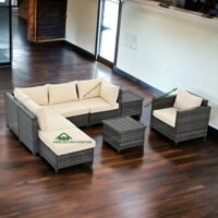 Sofa nhựa giả mây HGH