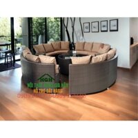 Sofa nhựa giả mây