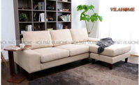 Sofa Nỉ Đẹp Hiện Đại Màu Trắng Kem - 1004 | Sofa Nỉ Đẹp Hiện Đại Tại Hà Nội