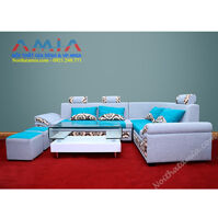 Sofa nỉ phối màu hiện đại, trẻ trung Amia SFN011