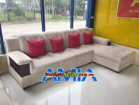 Sofa nỉ tay có hộc tủ gỗ mini tiện lợi AmiA SFN 157a