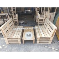 Sofa pallet đẹp giá rẻ bằng gỗ thông pallet