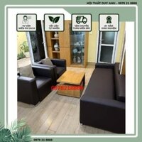 Sofa tiếp khách Văn Phòng Giám Đốc DUYANH Sofa Băng 2m và 2 ghế đơn