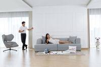 Sofa vải góc phải DV01