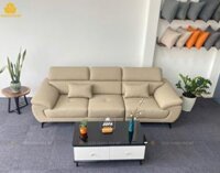 Sofa Văng 3 Chỗ Ngồi Màu Kem Hiện Đại | Thạnh Phú Mỹ
