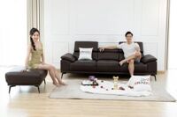 Sofa văng da thật nhập khẩu mã NHF-2185
