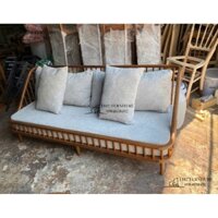 Sofa văng, ghế nan, sofa phòng khách, sofa gỗ dài, ghế phòng khách