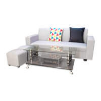 Sofa văng Juno Sofa ES-001 180 x 70 x 75 cm xám 2 ghế đôn