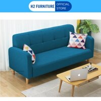 sofagiare [FREESHIP HÀ NỘI] Ghế Văng Sofa Nỉ H2 Không Tay, Chất Liệu Khung Gỗ Tự Nhiên Đệm Mút Đàn Hồi Bọc Vải Nỉ0