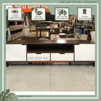 Sofagiaxuong Kệ tivi chân gỗ lắp ráp hoàn thiện chắc chắn kích thước từ 1,2 mét đến 2 mét