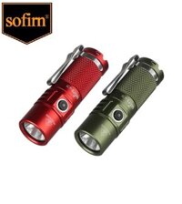 Sofirn Đèn Pin LED SC21 USB C Mini 16340 Sạc Được LH351D 1000lm EDC Màu Xanh Lá Và Đỏ