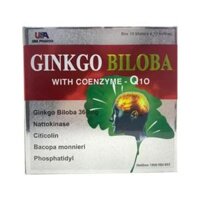 Soft. GINKO BILOBA ENZYM Q10 – ĐỎ_USA_Hộp/100V/16_Tăng cường lưu thông máu- Hỗ trợ giảm các biểu hiện thiểu năng tuần hoàn não