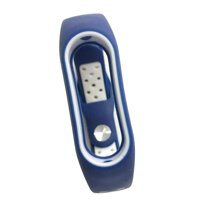 Soft Rubber TPU Watch Band Strap Divers Mens Ladies for Xiaomi Mi 2 Smart Watch - Blue and White