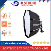 Softbox bát giác Triopo KS65 cho đèn flash speedlite Quick HL Studio