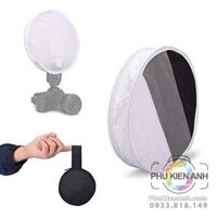 Softbox tròn 30cm tích hợp gray card 18% 3 màu