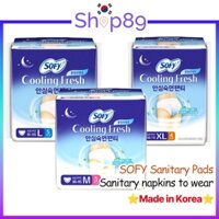 SOFY Cooling Fresh Sanitary Pad (M,L,XL select) / Panty type sanitary pad / Shipping to Korea