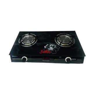 Bếp gas hồng ngoại dương 2 vùng nấu Soho