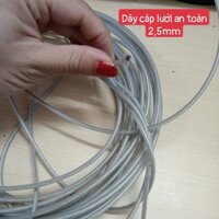 🔔(Sợi 2.5mm/3mm)1kg cáp lưới inox bọc nhựa làm lưới an toàn ban công, cửa sổ, trường học _Phụ kiện bán lẻ