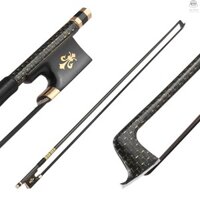 Sợi Carbon Bện Cân Bằng Tròn 16 Bện Carbon 4 [Sợi Cân Bằng Tốt Cây Mun Gậy Cây Mun Violin Fiddle 4 4 Bện Violin Carbon Stick Fiber Ebony Well Aaa Fiber Round