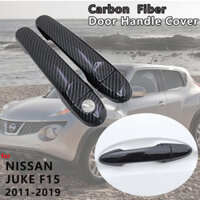 Sợi Carbon Tay Nắm Cửa Bao Viền Phụ Kiện Cho Xe Nissan JUKE F15 Infiniti ESQ 2011 2012 2013 2014 2015 2016 2017 2018 2019