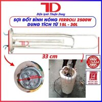 Sợi đốt bình nóng Ferroli 15 lít 30 lít, thanh đốt thanh gia nhiệt bình nóng lạnh, Điện Lạnh Thuận Dung