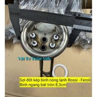 Sợi đốt bình nóng lạnh Rossi - Feroli bát tròn 8,3cm ( Sợi đốt kép )