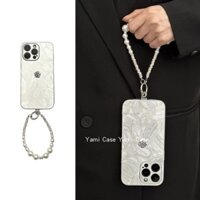 Sợi Lông Vũ Họa Tiết Lông Hoa Văn Camellia Apple 15 Ốp Lưng Điện Thoại iPhone13 Chanel Bracelet 11 Niche 14 Vỏ Bảo Vệ 12
