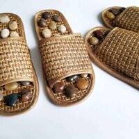 Sỏi Massage Dép Nam Nữ Điểm Châm Cứu Chân Massage Chân Trị Liệu Chân Mài Chân Dụng Cụ Tiện Dụng Giảm Cân Giày Đá Thật zy253