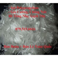 Sợi Polypropylene - Sợi PP - Gia Cường, Chống Nứt Bê Tông Nhẹ, Gạch Nhẹ (1Kg)