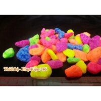 Sỏi sặc sỡ nhiều màu chuyên dùng hạt lớn dùng trong trang trí hồ cá cảnh thủy sinh
