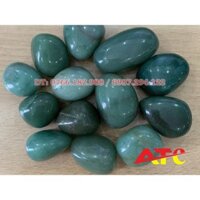 Sỏi Thạch Anh màu xanh (Bi cầu đá Aventurine tự nhiên) túi 300g