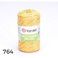 Sợi Twisted Macrame 3 MM Lurex - Yarnart, đan móc giỏ xách, nón, trang trí nội thất, vỏ ghế