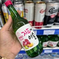 Soju Hàn Quốc Jinro Plum vị mận đỏ 13% chai 360ml