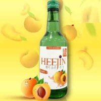 Soju Heejin Peach Hàn Quốc 12% vol chai 360ml