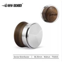 Sokudo Series Tamper & Distributor 58.35mm walnut sector 3Bomber T5101S