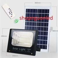 Solar Light 100W, Đèn pha năng lượng mặt trời 60W (NÊN MUA) Loại Tốt, dùng chiếu sáng banner biển hiệu quảng cáo...