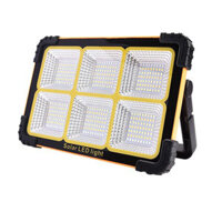 Solar Working Lights Outdoor Rechargeable Waterproof LED Solar Work Lamp Searchlight Power Bank for Camping Emergencies