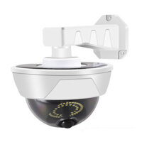 Solar Yard Light with LED Simulated Surveillance Camera Outdoor Motion Sensor Light Street Lamp with Remote Control