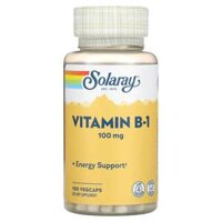 Solaray Vitamin B-1 100 mg 100 VegCaps