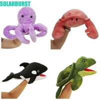 Solarburst Con Rối Cá Mập Sang Trọng, Búp Bê Tay Thú Nhồi Bông Con Rối Động Vật Biển, Quà Tặng Sinh Nhật Bạch Tuộc Cua Rùa Cá Voi Kể Câu Chuyện Nhập Vai