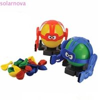 Solarnova Balloon Punch Battle, Battle Family Fun Balloon Bot Battle Đồ chơi chiến đấu, Trò chơi vui nhộn của bữa tiệc gia đình Điều khiển bằng tay 2 người chơi Trò chơi chiến đấu bóng bay nổ Giáo dục cha mẹ và con cái