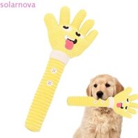 Solarnova Plus Stick, Nhai Đồ chơi hình lòng bàn tay Đồ chơi dính chó, Đồ dùng cho thú cưng Chủ sở hữu Đồ chơi tương tác Màu vàng có âm thanh Thanh huấn luyện chó Giảm bớt sự nhàm chán