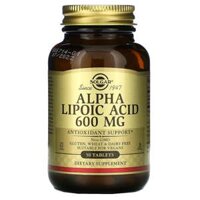 Solgar Alpha Lipoic Acid 600 mg 50 Tablets