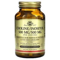 Solgar Choline/Inositol 250 mg 100 Vegetable Capsules
