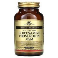 Solgar Glucosamine Chondroitin MSM Triple Strength 60 Tablets