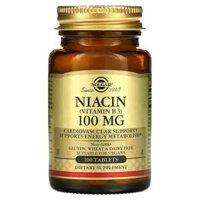 Solgar Niacin (Vitamin B3) 100 mg 100 Tablets