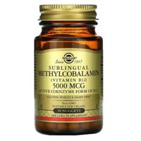 Solgar Sublingual Methylcobalamin (Vitamin B12) 5.000 mcg 30 Nuggets
